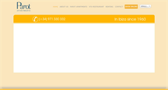 Desktop Screenshot of parotibiza.com